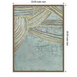 Outlet Kirklands Home Ancient Gold Sun Canvas Art Print