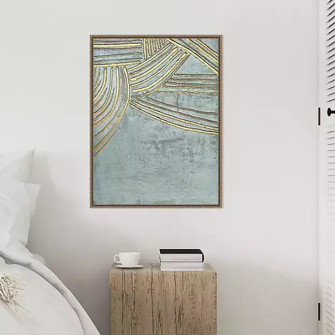 Outlet Kirklands Home Ancient Gold Sun Canvas Art Print