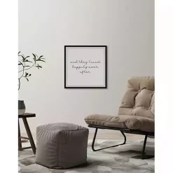 Online Kirklands Home And They Lived Happily Framed Art Print White