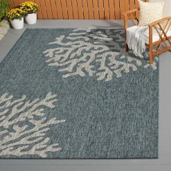 Clearance Kirklands Home Andros Reef Captiva Outdoor Area Rug, 5x7