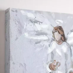 Clearance Kirklands Home Angel with Bouquet Canvas Art Print