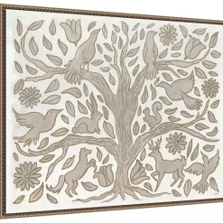 Hot Kirklands Home Animal Tree Canvas Art Print, 30x23 in.