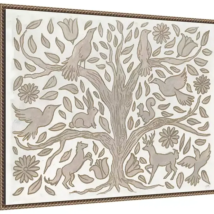 Hot Kirklands Home Animal Tree Canvas Art Print, 30x23 in.