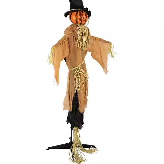 Hot Kirklands Home Animated Jack-O-Lantern Scarecrow Decoration