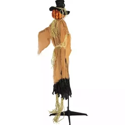 Hot Kirklands Home Animated Jack-O-Lantern Scarecrow Decoration
