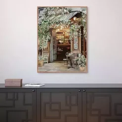 Discount Kirklands Home Annabella Parisian Bistro Framed Canvas Art Print