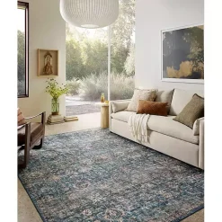 New Kirklands Home Anniston Lagoon Accent Rug, 2x4