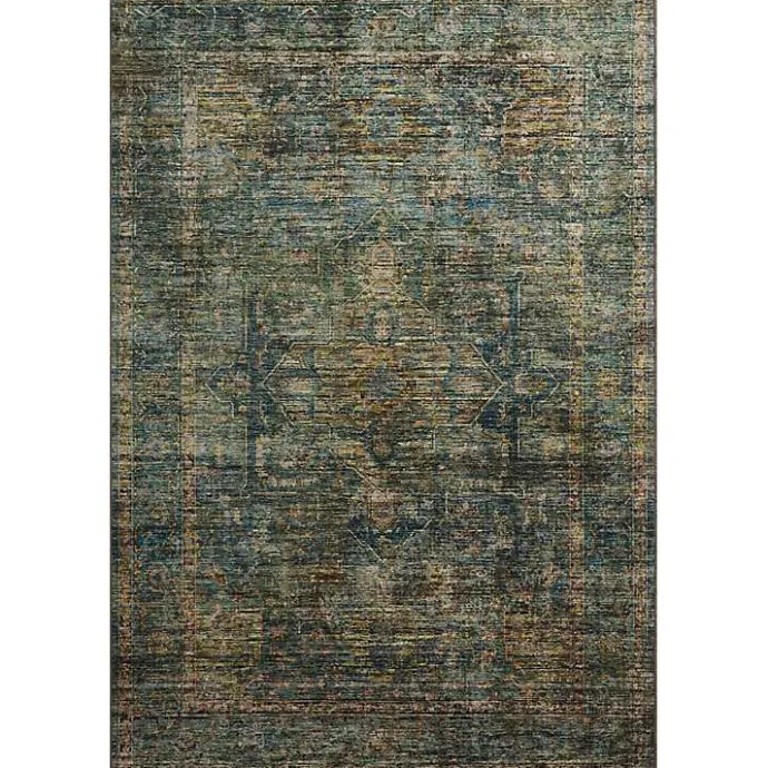 Discount Kirklands Home Anniston Vintage Blue Accent Rug, 2x4
