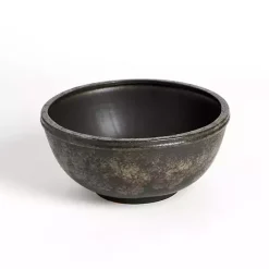 Outlet Kirklands Home Antique Black Ceramic Decorative Bowl