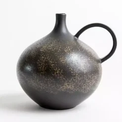 Best Kirklands Home Antique Gourd Pitcher Vase, 10 in. Black