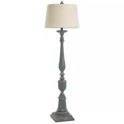 Discount Kirklands Home Antique Bourgault Floor Lamp Blue