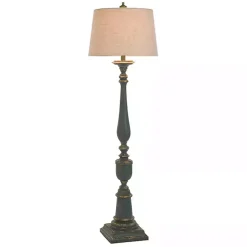 Discount Kirklands Home Antique Bourgault Floor Lamp Blue