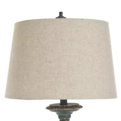 Discount Kirklands Home Antique Bourgault Floor Lamp Blue