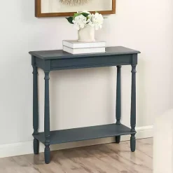 Clearance Kirklands Home Antique Wood Rachel Console Table Blue