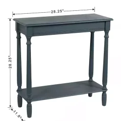 Clearance Kirklands Home Antique Wood Rachel Console Table Blue