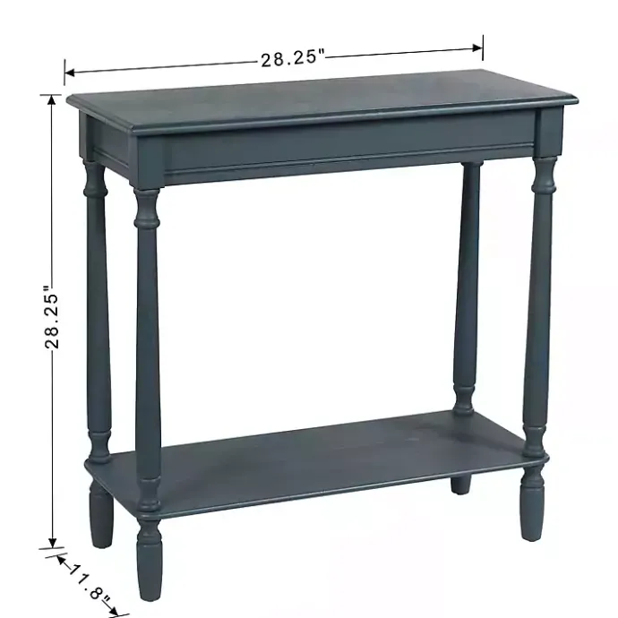 Clearance Kirklands Home Antique Wood Rachel Console Table Blue