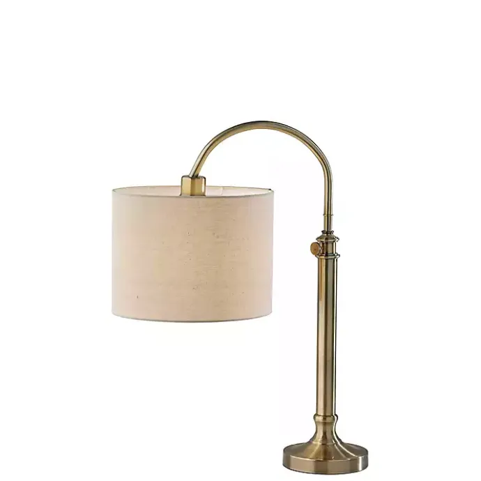 Clearance Kirklands Home Antique Arched Adjustable Table Lamp Brass
