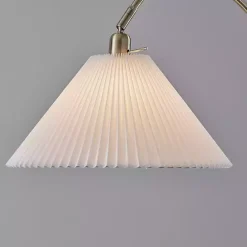 Sale Kirklands Home Antique Brass Curved Arch Floor Lamp White