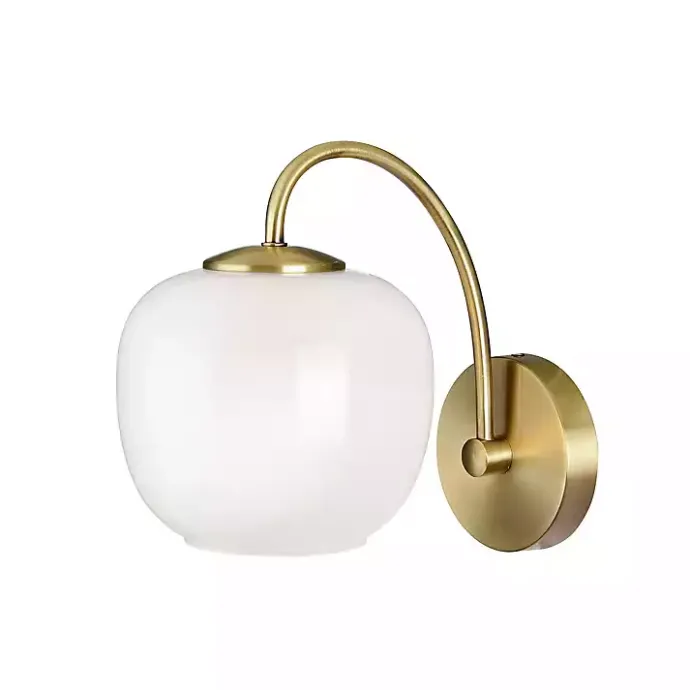 Best Kirklands Home Antique Brass Magnolia Sconce