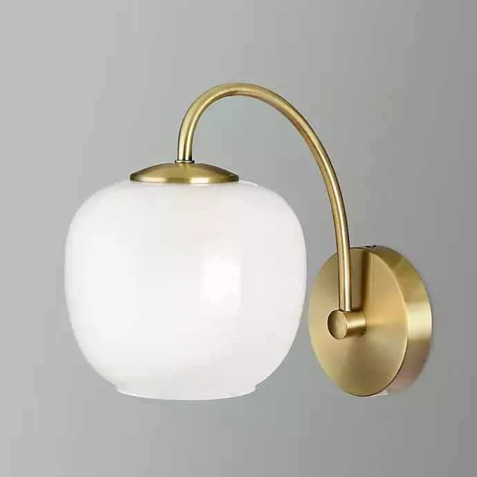 Best Kirklands Home Antique Brass Magnolia Sconce