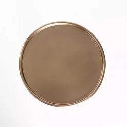 Hot Kirklands Home Antique Brass Metal Tripod Cocktail Table Gold