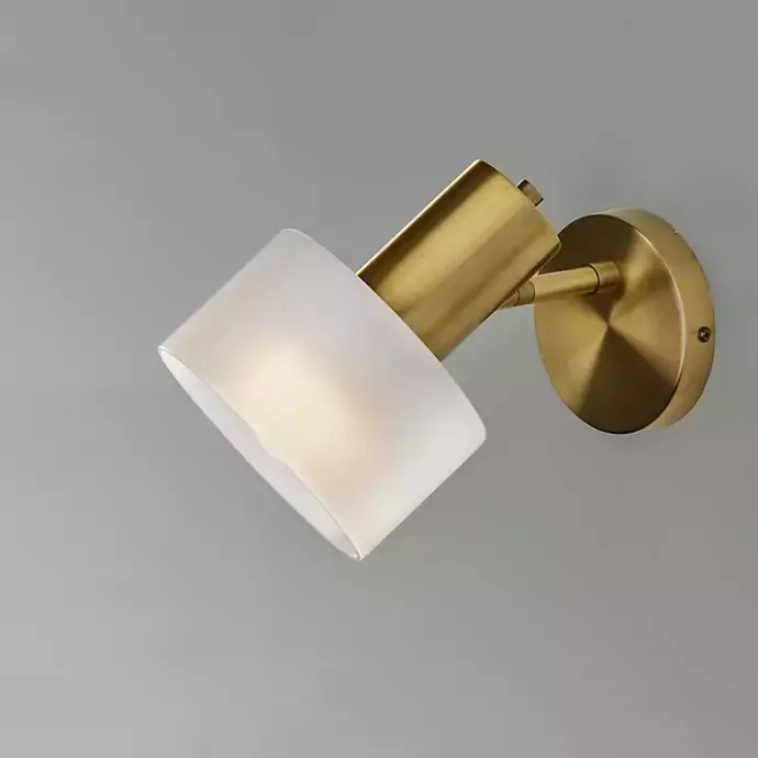 Kirklands Home Antique Brass Rhodes Sconce