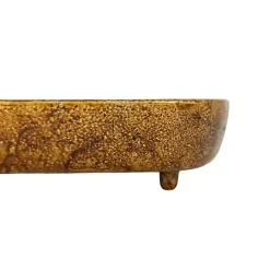 Outlet Kirklands Home Antique Brass Vanity Dough Bowl Gold