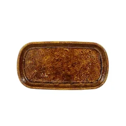 Outlet Kirklands Home Antique Brass Vanity Dough Bowl Gold