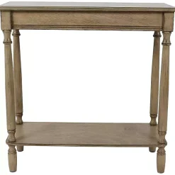 Outlet Kirklands Home Antique Rectangular Console Table Brown