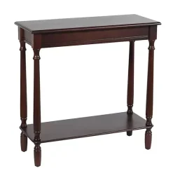 Outlet Kirklands Home Antique Wood Rachel Console Table Brown