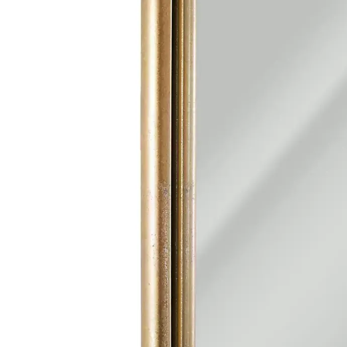 Outlet Kirklands Home Antique Gold Metal Ornate Arch Wall Mirror