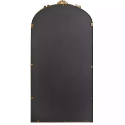 Outlet Kirklands Home Antique Gold Metal Ornate Arch Wall Mirror