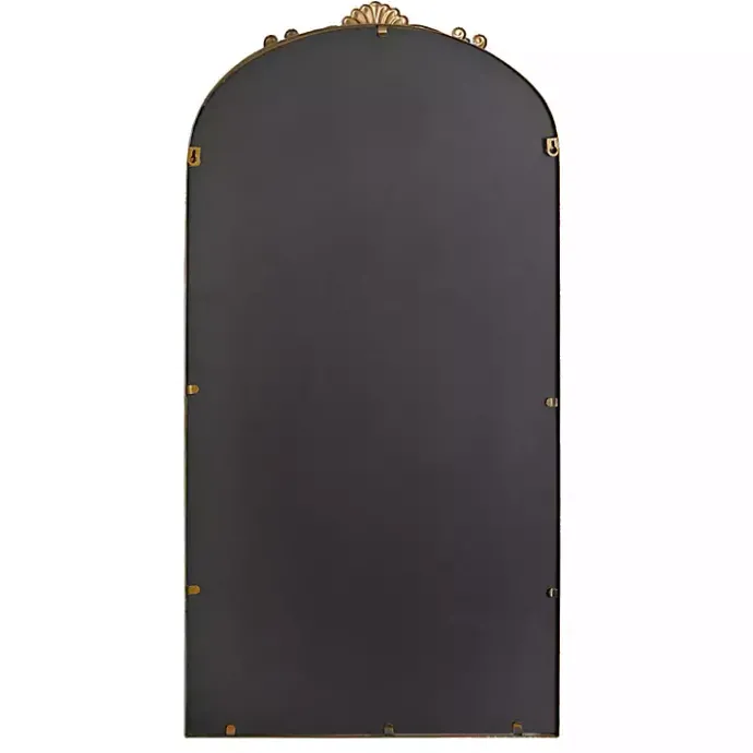 Outlet Kirklands Home Antique Gold Metal Ornate Arch Wall Mirror