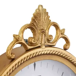 Discount Kirklands Home Antique Gold Metal Scroll Wall Clock