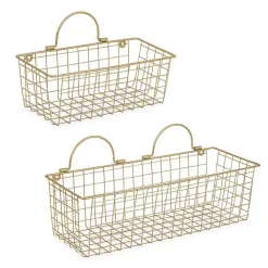 Outlet Kirklands Home Antique Gold 2-pc. Wire Basket Set