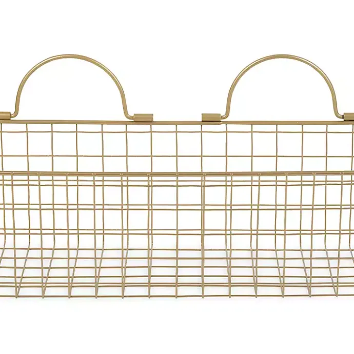 Outlet Kirklands Home Antique Gold 2-pc. Wire Basket Set