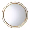 Best Kirklands Home Antique Goldleaf Round Wall Mirror