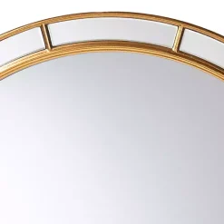Best Kirklands Home Antique Goldleaf Round Wall Mirror