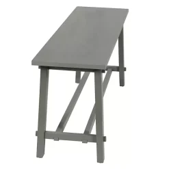 Online Kirklands Home Antique Wood Noah Bench Gray