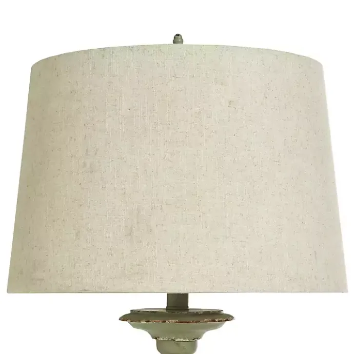 Hot Kirklands Home Antique Bourgault Floor Lamp Green