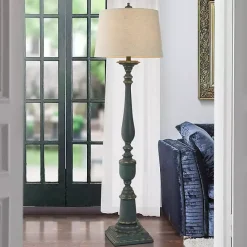 Clearance Kirklands Home Antique Navy Bourgault Floor Lamp Blue