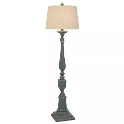Clearance Kirklands Home Antique Navy Bourgault Floor Lamp Blue