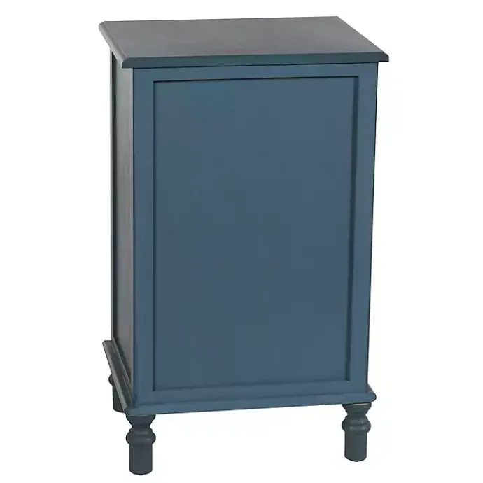Best Kirklands Home Antique Navy 3-Drawer Winnie Accent Table Blue