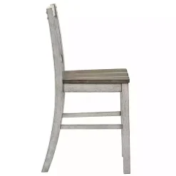 Online Kirklands Home Antique White & Ash Brown 2-pc. Counter Stool Set