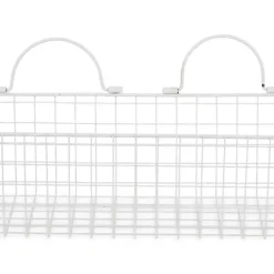 Discount Kirklands Home Antique White 2-pc. Long Wire Basket Set, 17 in.