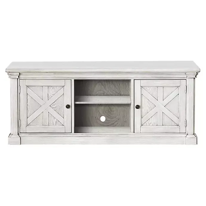 Clearance Kirklands Home Antique Wood Farmhouse Media Cabinet White