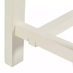 Clearance Kirklands Home Antique Wood Noah Bench White