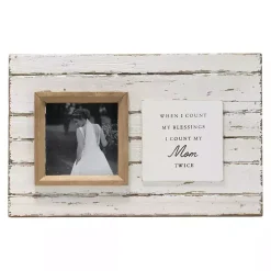 Outlet Kirklands Home Antique White Wooden Mom Picture Frame