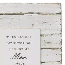 Outlet Kirklands Home Antique White Wooden Mom Picture Frame