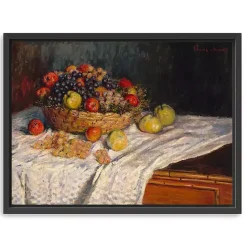 Sale Kirklands Home Apples and Grapes Framed Canvas Art Print Multi